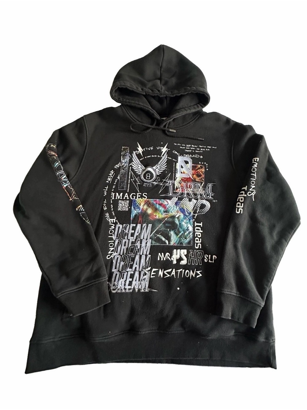 Dreamland Hoodie Mens 3XL BGraphic Pullover Emotions Sensations Urban Streetwear